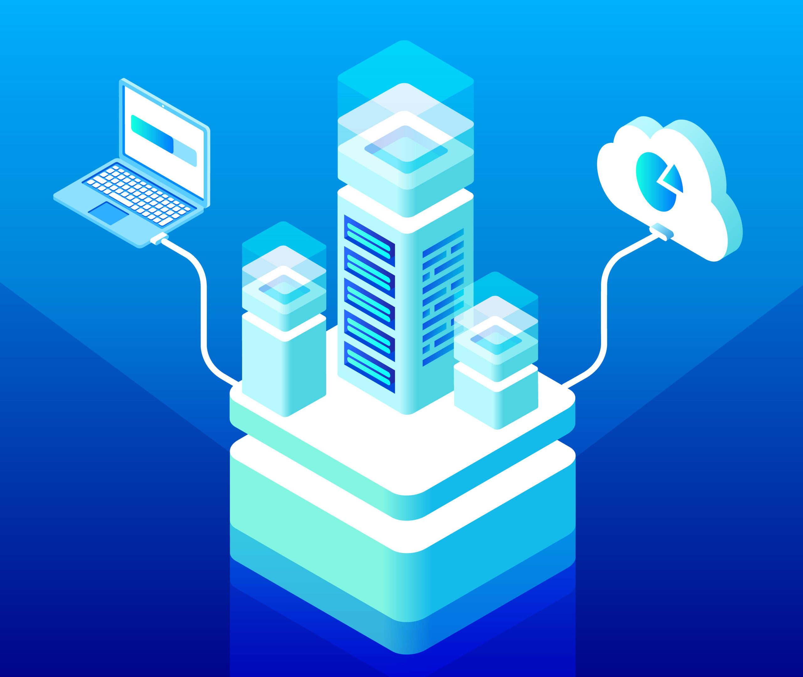 Vector isometric cloud computing and data storage